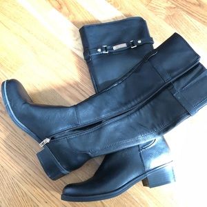 Tommy Hilfiger Knee High Black Boots